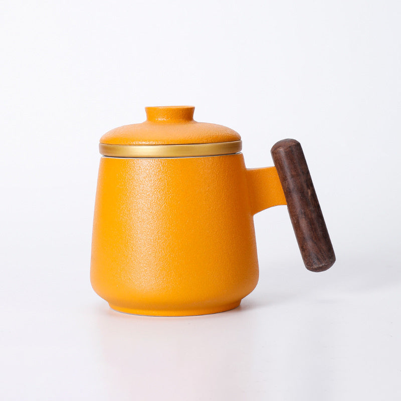 Ceramic Mug With Filter Tea Cup Gift Box