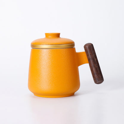 Ceramic Mug With Filter Tea Cup Gift Box