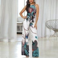SPRING FLORAL print casual jumpsuit FASHION FOR WOMEN