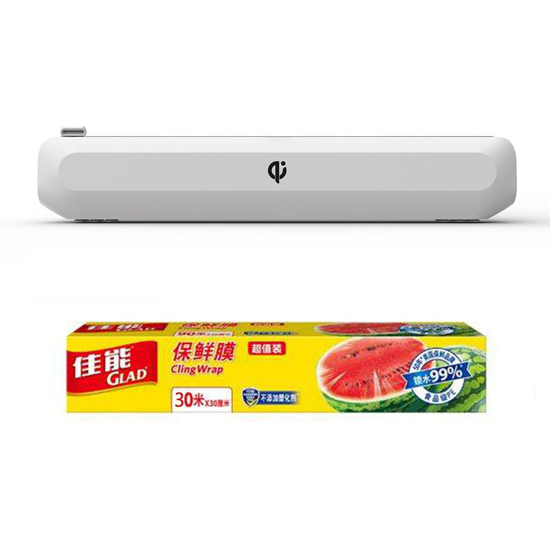 Cling Film Cutter Household Cutting Box Wall Hanging Refrigerator Kitchen Storage Box With Cutting Machine Artifact Food Special