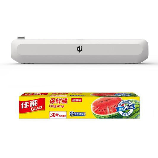 Cling Film Cutter Household Cutting Box Wall Hanging Refrigerator Kitchen Storage Box With Cutting Machine Artifact Food Special