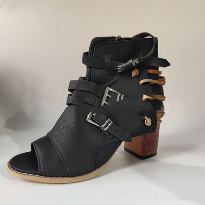 Summer Plus Size Women's Wedge Flat Sandals