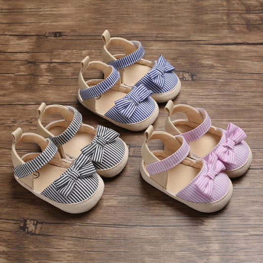 Soft Sole Bow Princess Baby Toddler Shoes