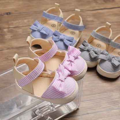 Soft Sole Bow Princess Baby Toddler Shoes