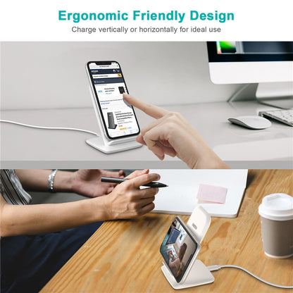 Android Mobile Phone Horizontal And Vertical Desktop Wireless Charger