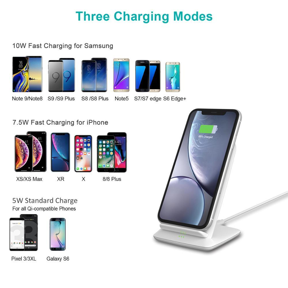 Android Mobile Phone Horizontal And Vertical Desktop Wireless Charger
