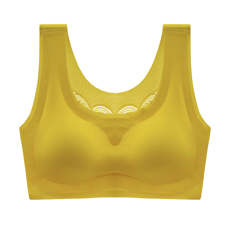Women'S Plus Size Vest Style No Steel Ring Bra