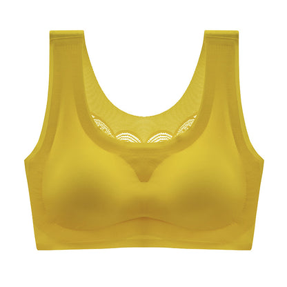 Women'S Plus Size Vest Style No Steel Ring Bra