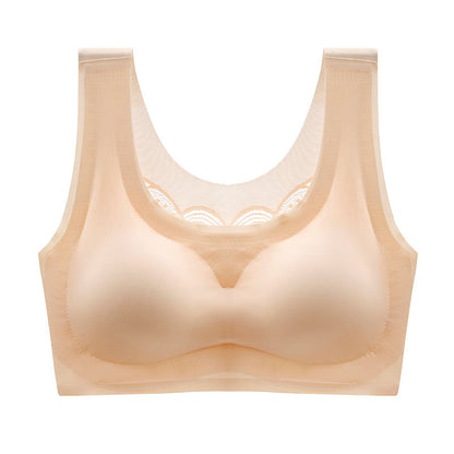 Women'S Plus Size Vest Style No Steel Ring Bra