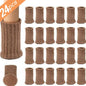 24 PCS Knitted Chair Leg Socks High Elastic Furniture Socks Pads Non-Slip Furniture Feet Caps Covers for Protect Floor