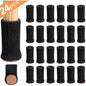 24 PCS Knitted Chair Leg Socks High Elastic Furniture Socks Pads Non-Slip Furniture Feet Caps Covers for Protect Floor