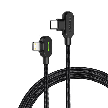 Compatible with Apple, Maiduoduo Pd Fast Charging Double Elbow Suitable For Iphone 8 X Xr Mobile Game Charging Cable