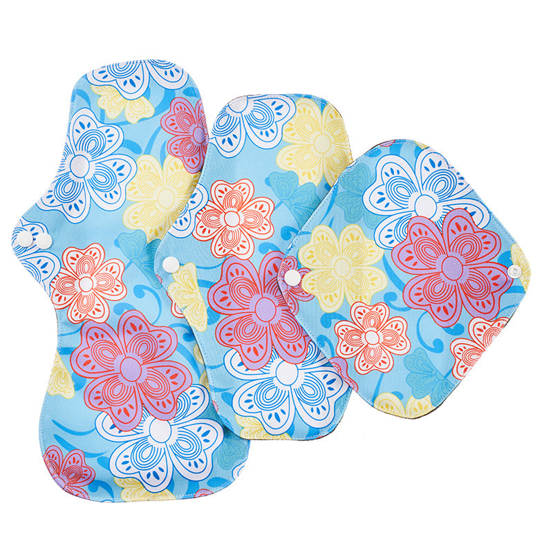 Leak-Proof Bamboo Charcoal Sanitary Napkins Washable Aunt'S Towel