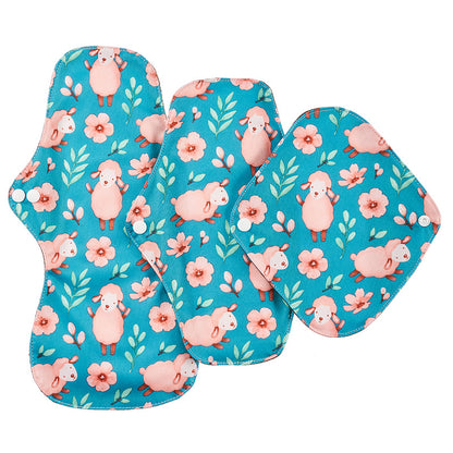 Leak-Proof Bamboo Charcoal Sanitary Napkins Washable Aunt'S Towel