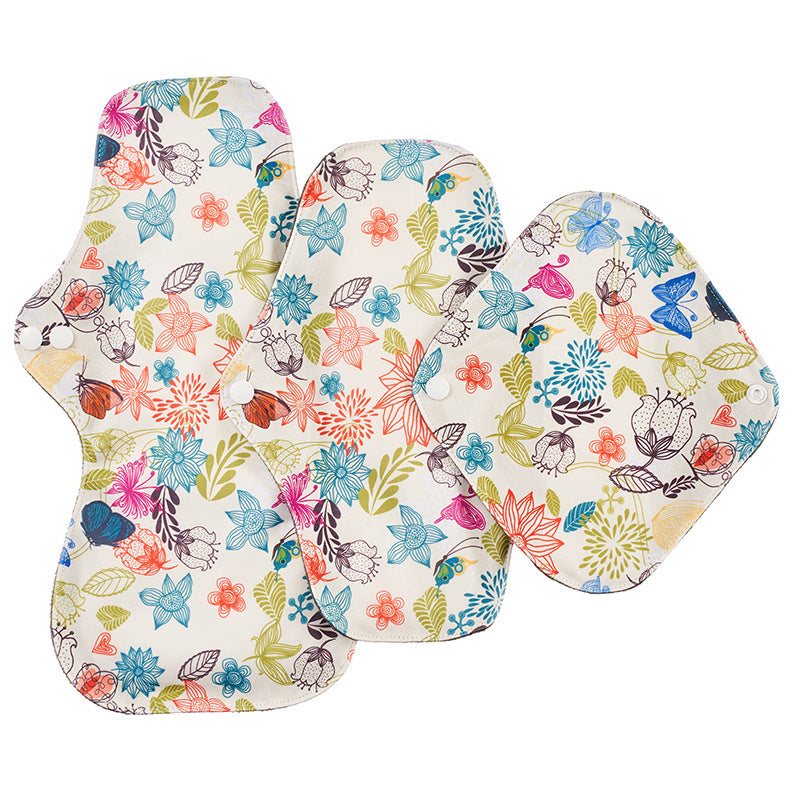 Leak-Proof Bamboo Charcoal Sanitary Napkins Washable Aunt'S Towel