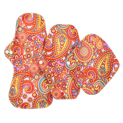 Leak-Proof Bamboo Charcoal Sanitary Napkins Washable Aunt'S Towel