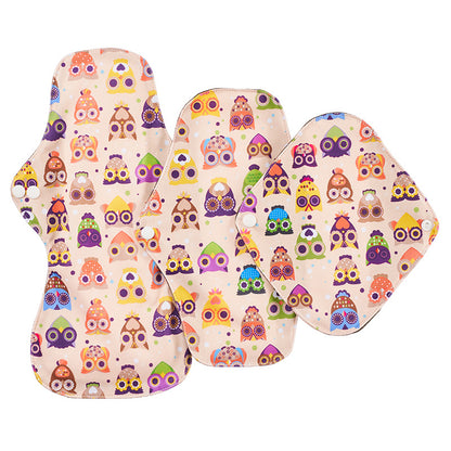 Leak-Proof Bamboo Charcoal Sanitary Napkins Washable Aunt'S Towel