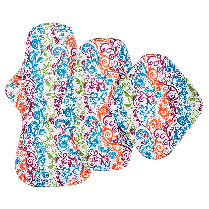 Leak-Proof Bamboo Charcoal Sanitary Napkins Washable Aunt'S Towel