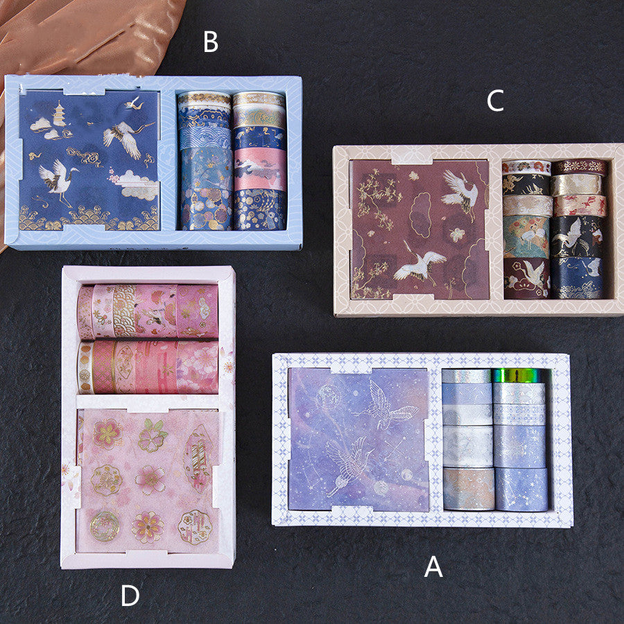 Tape Sticker Gift Box 10X10 Heming Star Series 4 Styles