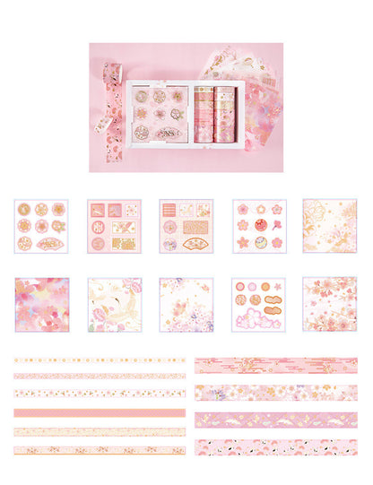 Tape Sticker Gift Box 10X10 Heming Star Series 4 Styles