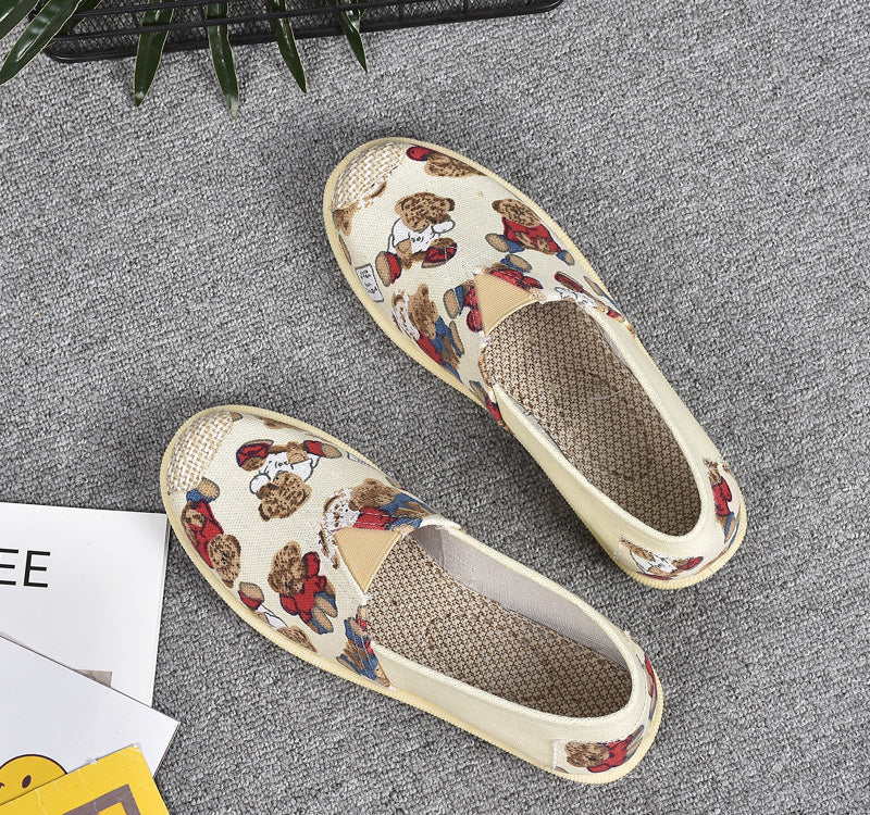 21 New Prairie Princess Canvas Shoes Lightweight Canvas Breathable Thomas Shoes Ethnic Style Cloth Shoes Flat Shoes Women - FLIPSTYLEZLLC