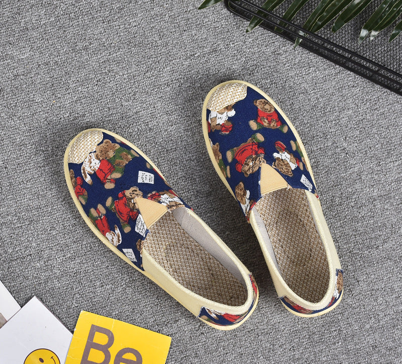21 New Prairie Princess Canvas Shoes Lightweight Canvas Breathable Thomas Shoes Ethnic Style Cloth Shoes Flat Shoes Women - FLIPSTYLEZLLC