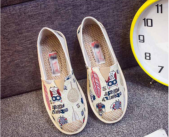 21 New Prairie Princess Canvas Shoes Lightweight Canvas Breathable Thomas Shoes Ethnic Style Cloth Shoes Flat Shoes Women - FLIPSTYLEZLLC