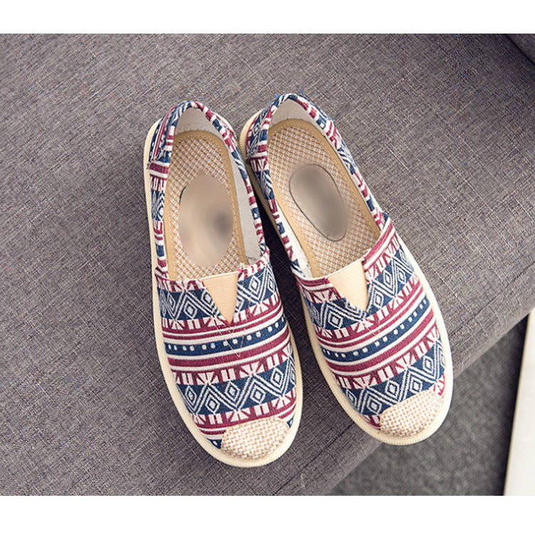 21 New Prairie Princess Canvas Shoes Lightweight Canvas Breathable Thomas Shoes Ethnic Style Cloth Shoes Flat Shoes Women - FLIPSTYLEZLLC