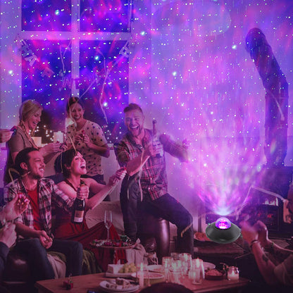 Colorful Lights Bluetooth Speaker Music Starry Sky Light Live Background Night Light