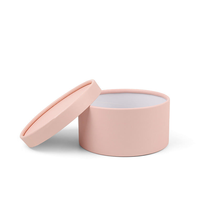 Round Box Gift Box Hug Bucket Eternal Flower With Hand Gift Box Florist Supplies