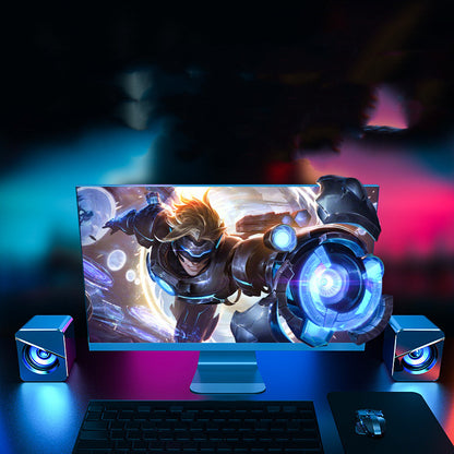 Laptop Small Audio Desktop Desktop Usb Multimedia Small Speaker Office Fan Overweight Subwooferr