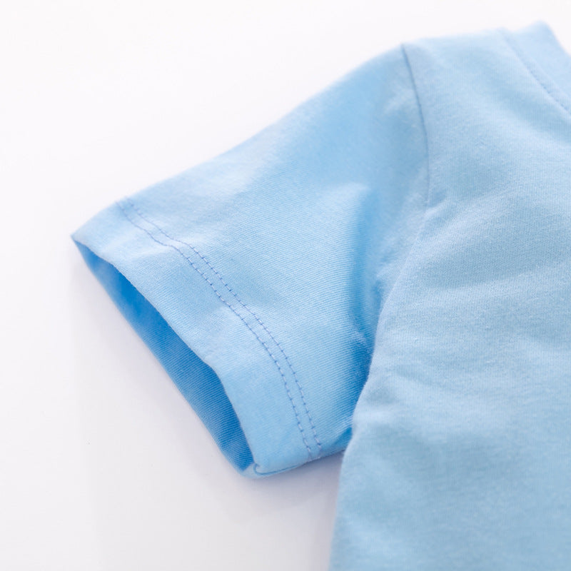 Children'S Dress European And American Children'S Summer New Girl'S Dress Cotton Short Sleeve Children'S Skirt