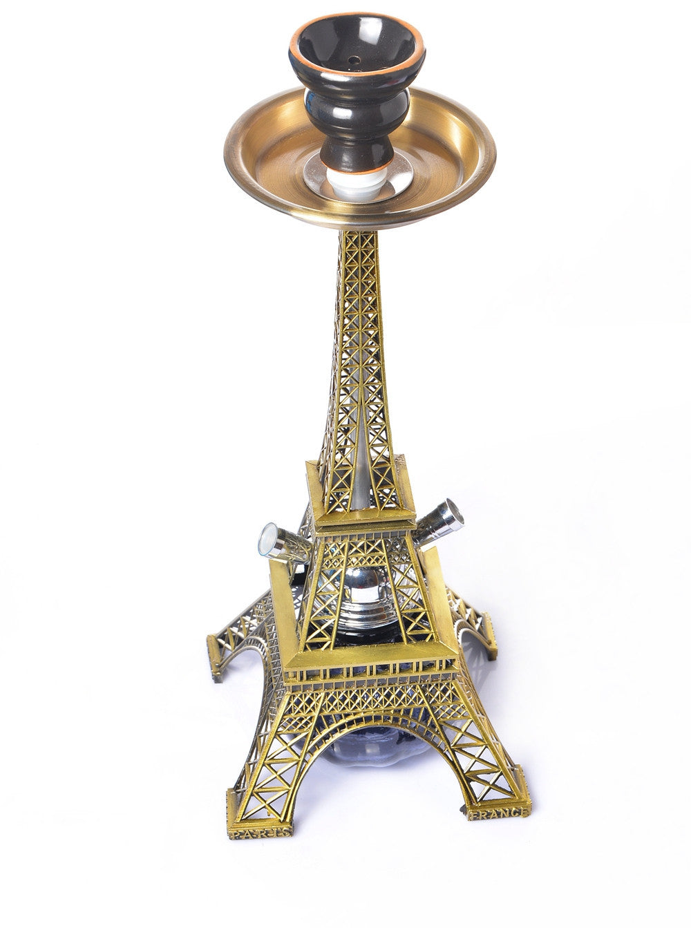 Eiffel Tower Arabian Shisha Double Pipe Hookah Set