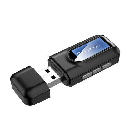 New Usb Bluetooth Audio Adapter Tv Computer Car Bluetooth 5.0 Receiver Transmitter Combo