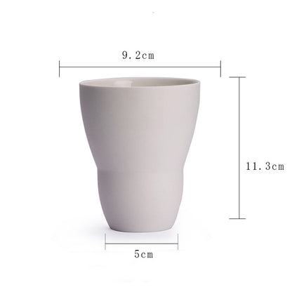 Handmade Ceramic Coffee Cup Ins Style Latte Australian White Single Product Italian Concentrated Mark Cup