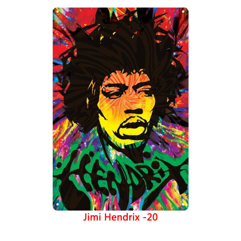 Tin Painting Bar Clothing Store Home Furnishing Wall Decoration