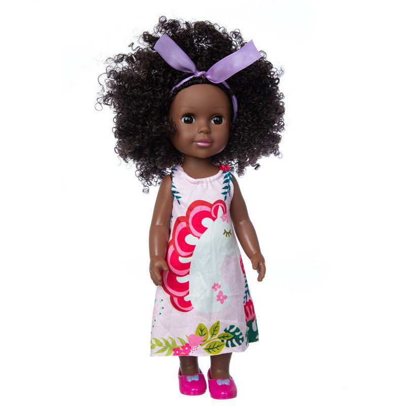 Melanin Magic™ Radiant Ebony 14-Inch Lifelike Baby Girl | Realistic Soft-Touch Vinyl Simulation Doll for Kids & Collectors
