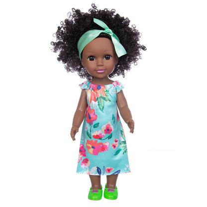 Melanin Magic™ Radiant Ebony 14-Inch Lifelike Baby Girl | Realistic Soft-Touch Vinyl Simulation Doll for Kids & Collectors