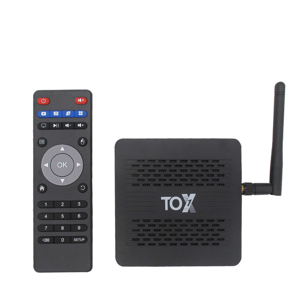 Cross Border Popular Tox1 Stb S905X3 Android 9.0 Ddr3 4G to 32G Bluetooth Network Player