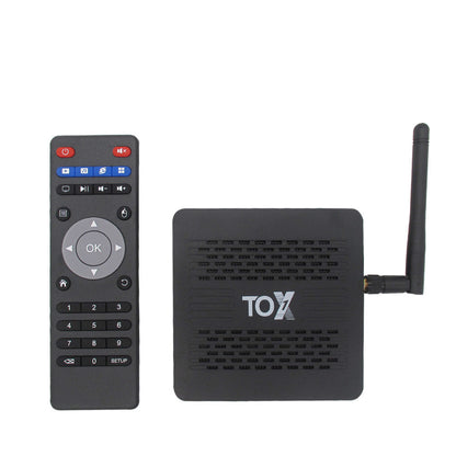 Cross Border Popular Tox1 Stb S905X3 Android 9.0 Ddr3 4G to 32G Bluetooth Network Player