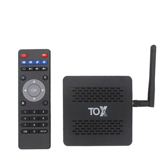 Cross Border Popular Tox1 Stb S905X3 Android 9.0 Ddr3 4G to 32G Bluetooth Network Player