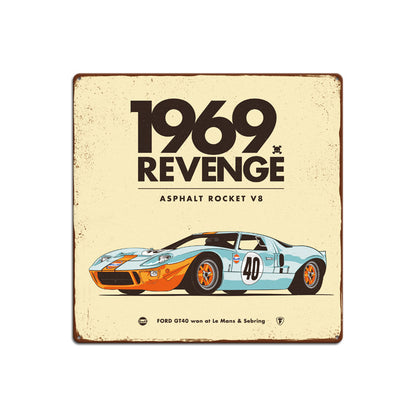 New Retro Car Tin Painting