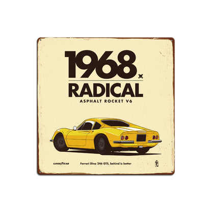 New Retro Car Tin Painting