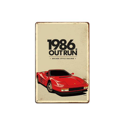 New Retro Car Tin Painting