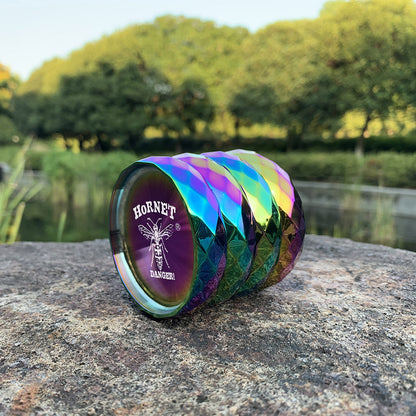 Four-Layer Zinc Alloy Creative Multi-Color Non-Slip Smoke Grinder