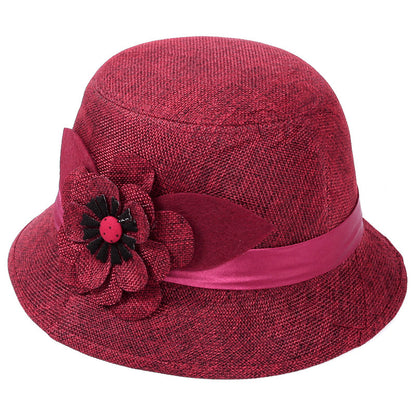Middle-aged And Elderly Ladies Hats Hemp Bowl Hat