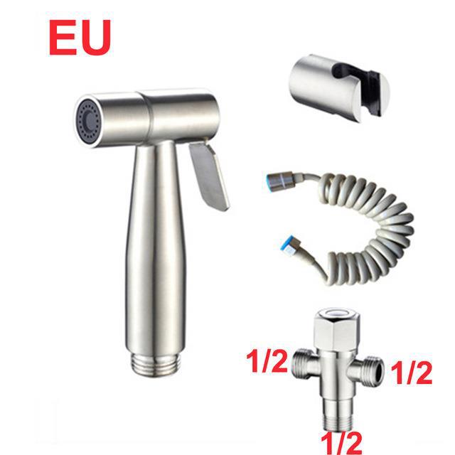 Handheld Bidet Toilet Sprayer, Stainless Steel Bathroom Pot
