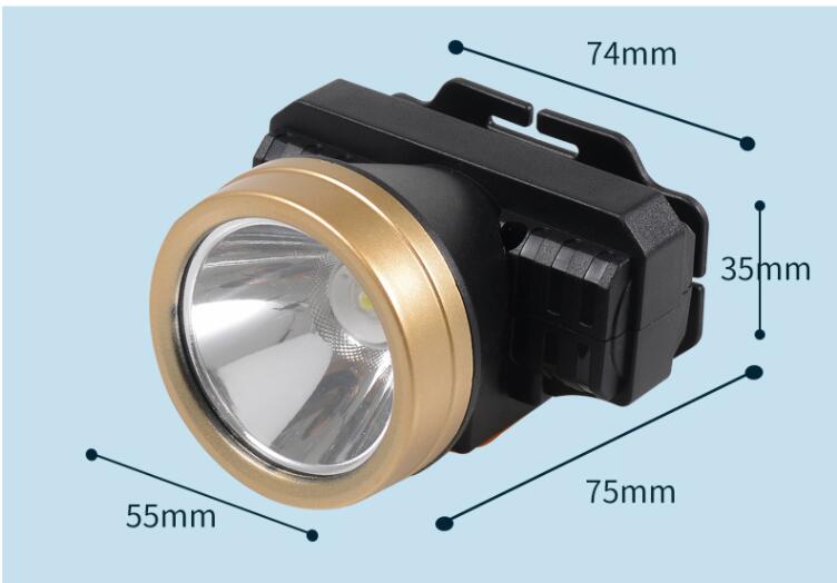 Long Shot Side Miner S Lamp With Head Mounted Flashlight