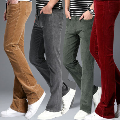 Korean Style Stretch Slim Flared Pants
