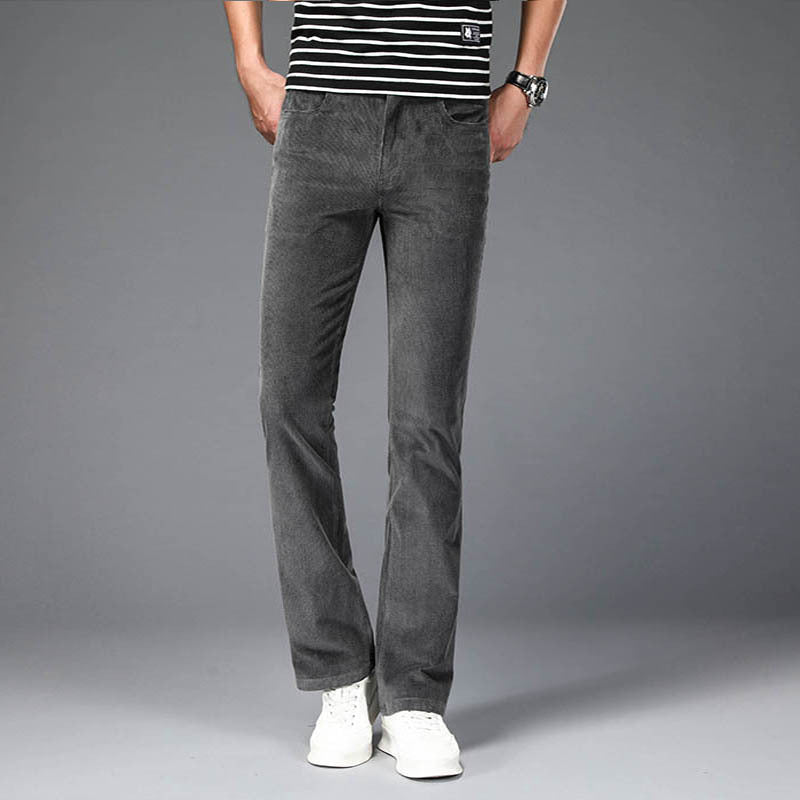 Korean Style Stretch Slim Flared Pants